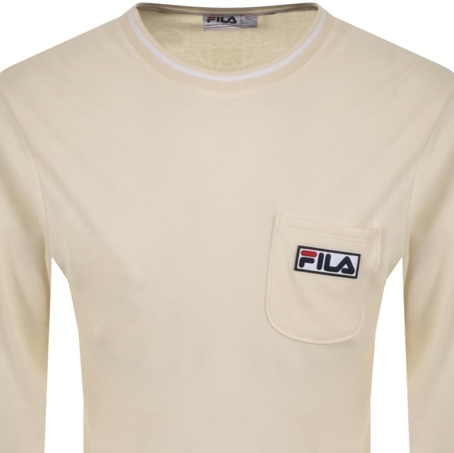Alternative Image for ProductFila Hato Long Sleeve T Shirt Cream2