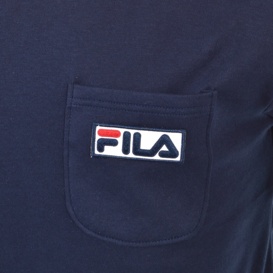 Alternative Image for ProductFila Hato Long Sleeve T Shirt Navy3