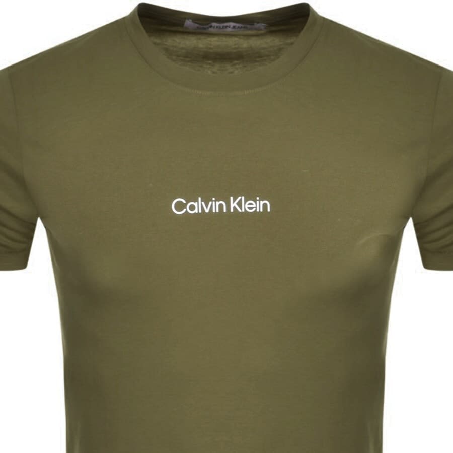 Alternative Image for ProductCalvin Klein Underwear Logo T Shirt Khaki2