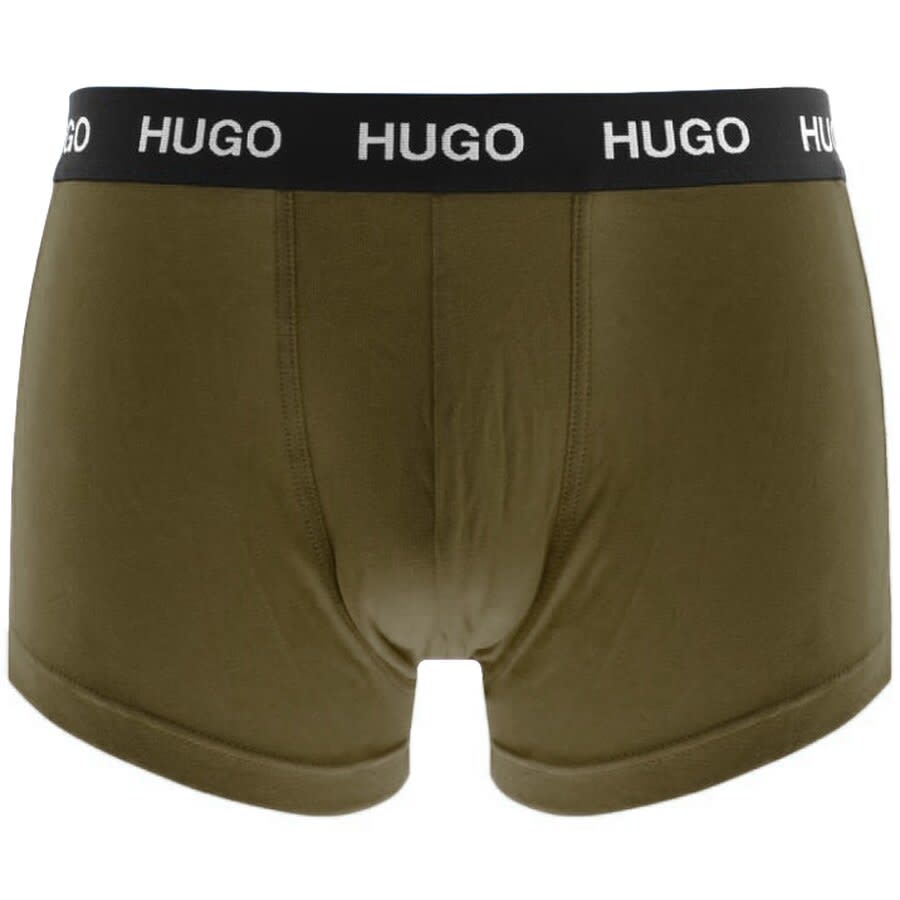 Alternative Image for ProductHUGO Triple Pack Boxer Trunks Blue2