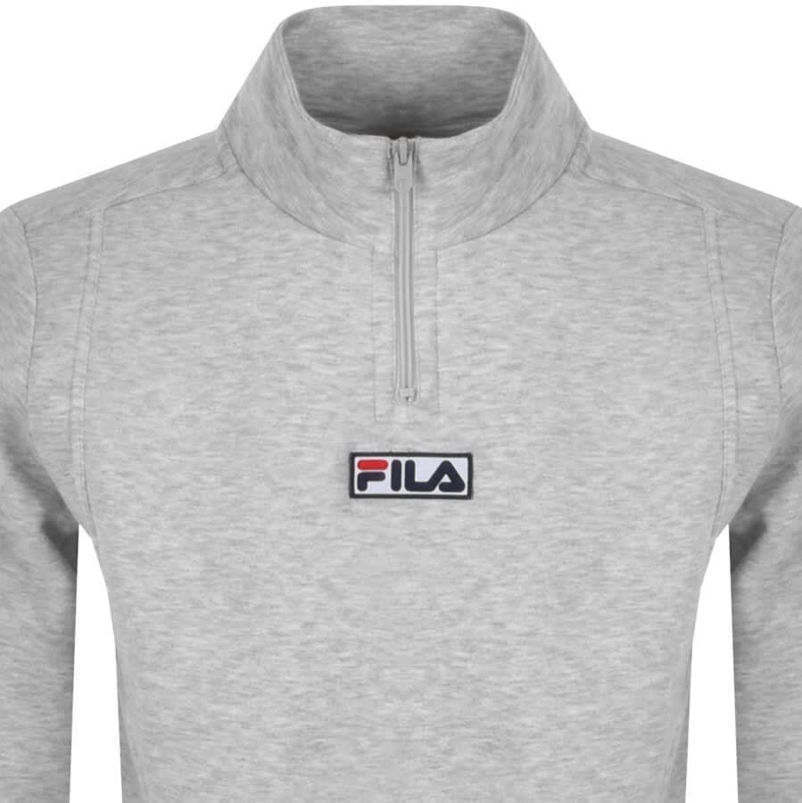 Alternative Image for ProductFila Vintage Benta Half Zip Sweatshirt Grey2