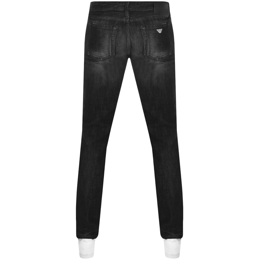 Alternative Image for ProductEmporio Armani J75 Slim Fit Jeans Black2
