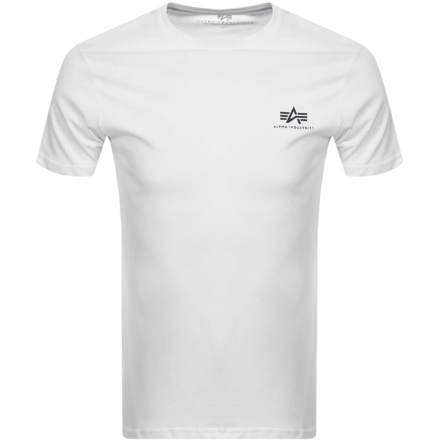 Alternative Image for ProductAlpha Industries Basic Logo T Shirt White1