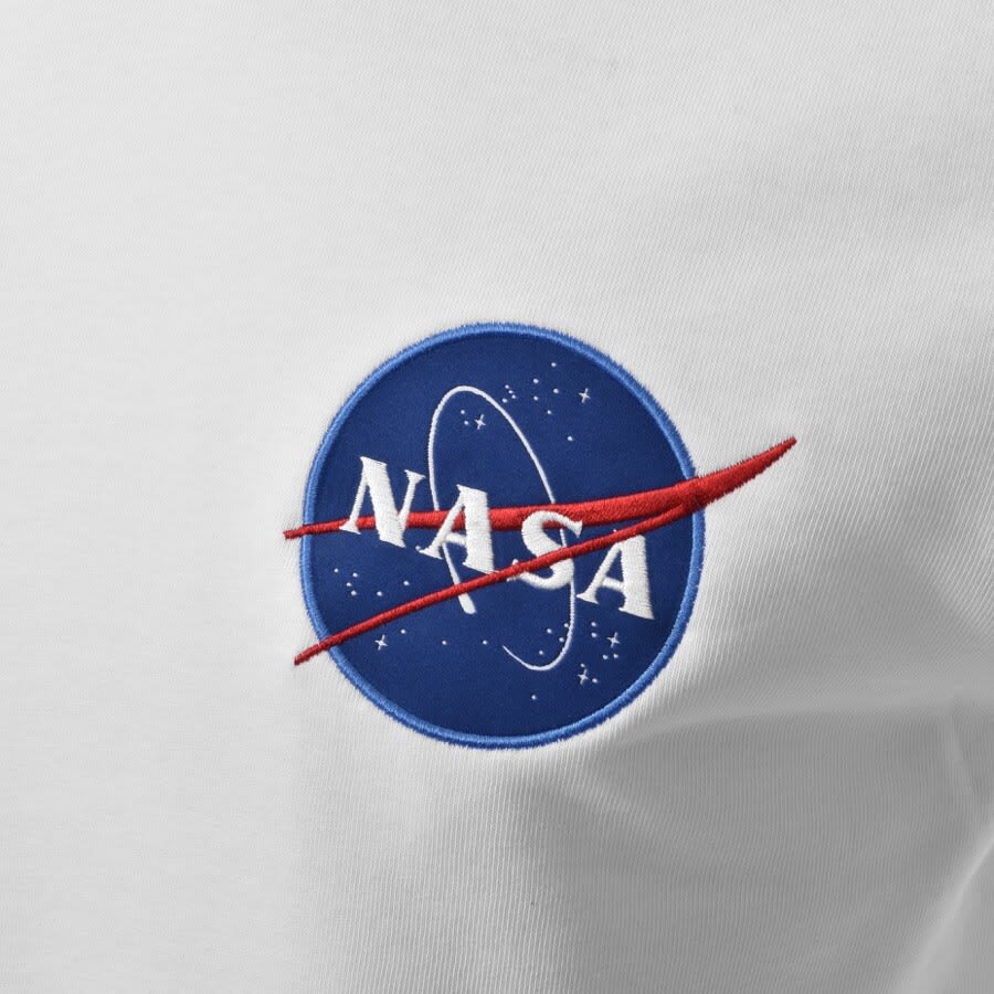 Alternative Image for ProductAlpha Industries Nasa Logo T Shirt White3