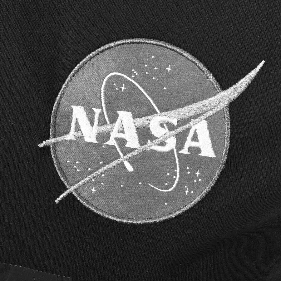 Alternative Image for ProductAlpha Industries Nasa Reflective T Shirt Black3