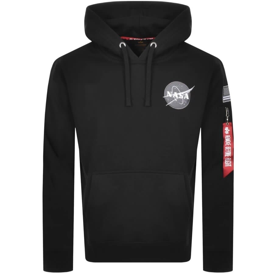 Alternative Image for ProductAlpha Industries Space Shuttle Hoodie Black2