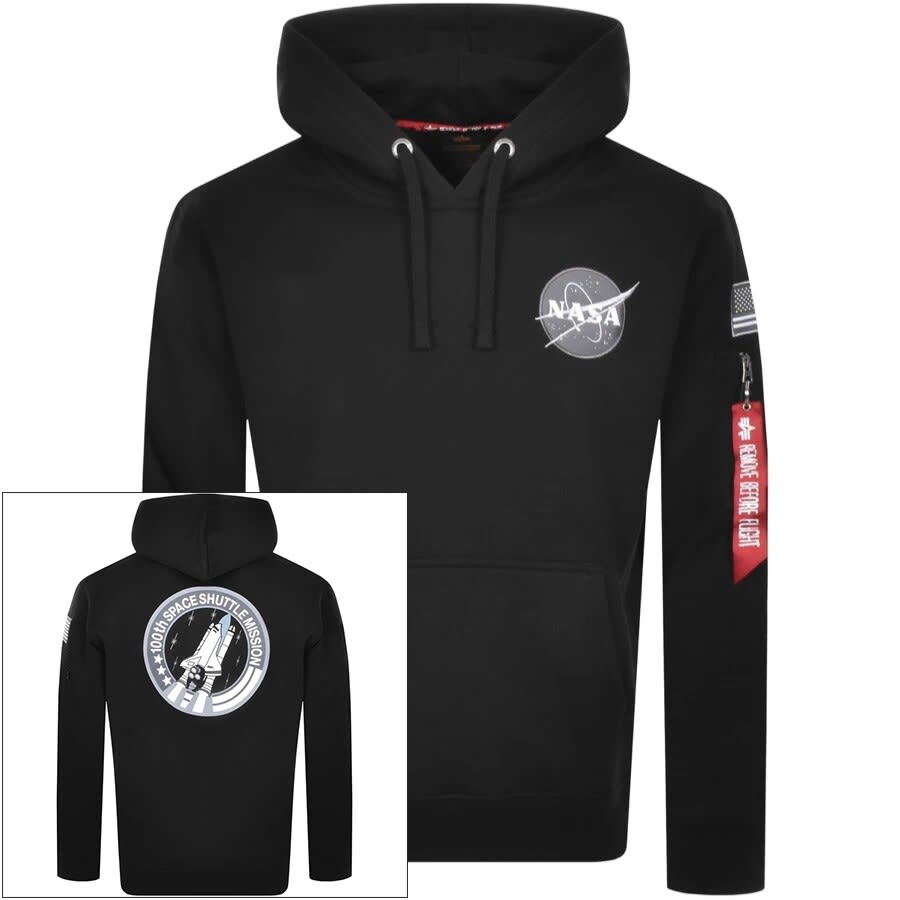 Alternative Image for ProductAlpha Industries Space Shuttle Hoodie Black1