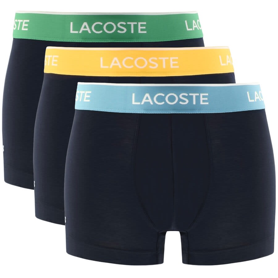 Alternative Image for ProductLacoste Underwear Triple Pack Boxer Trunks Navy1