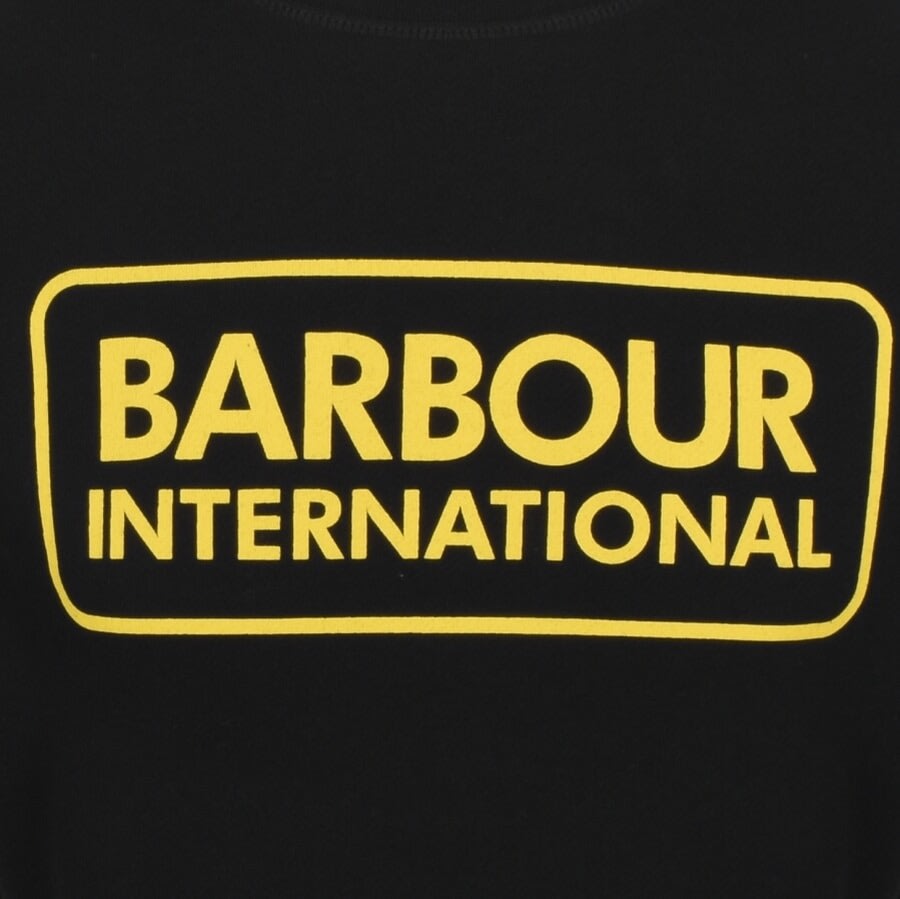 Alternative Image for ProductBarbour International Large Logo T Shirt Black3