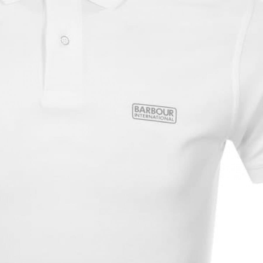 Alternative Image for ProductBarbour International Essential Polo T Shirt White3