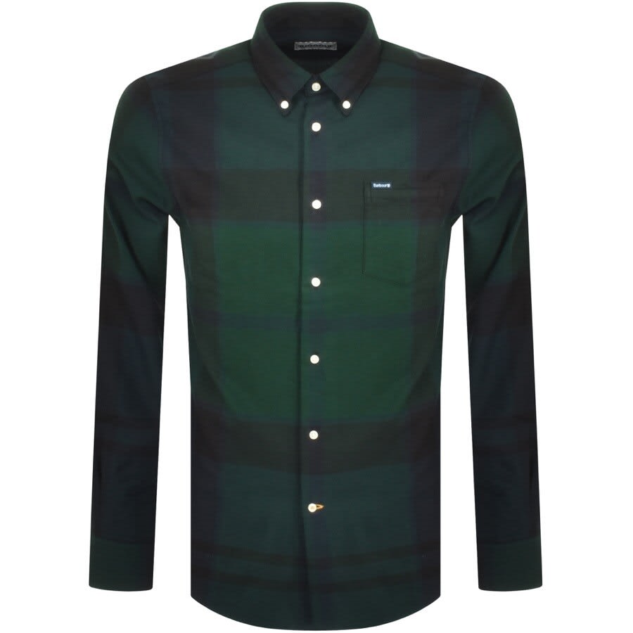 Alternative Image for ProductBarbour Dunoon Check Long Sleeved Shirt Green1