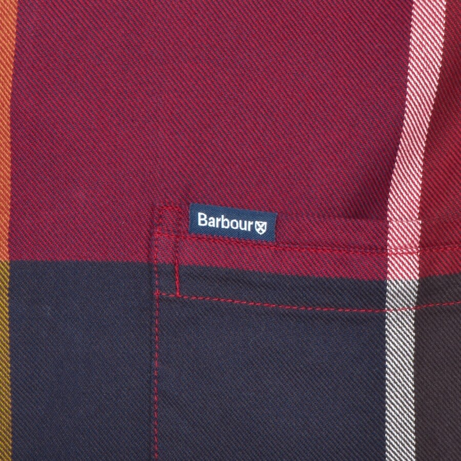 Alternative Image for ProductBarbour Dunoon Check Long Sleeved Shirt Red3