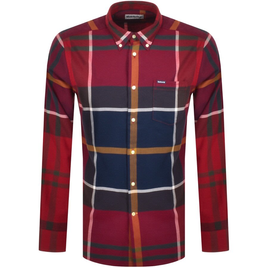 Alternative Image for ProductBarbour Dunoon Check Long Sleeved Shirt Red1