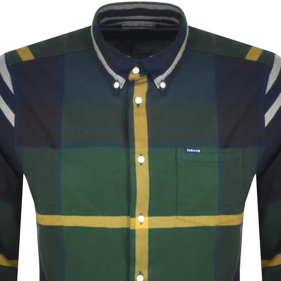 Alternative Image for ProductBarbour Dunoon Check Long Sleeved Shirt Green2
