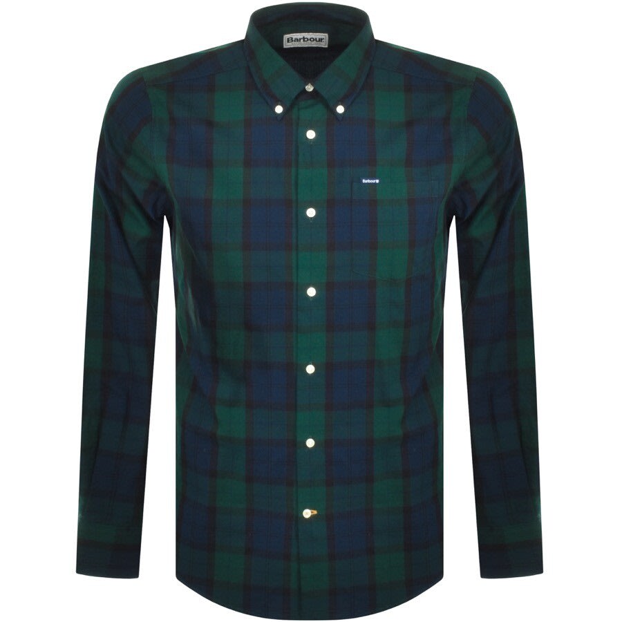 Alternative Image for ProductBarbour Dunoon Check Long Sleeved Shirt Green1