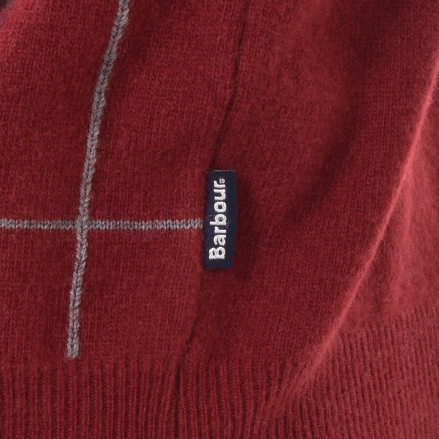 Alternative Image for ProductBarbour Coldwater Crew Neck Knit Jumper Red3