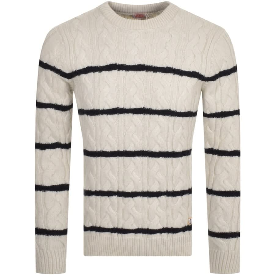 Alternative Image for ProductArmor Lux Stripe Knit Jumper Navy1