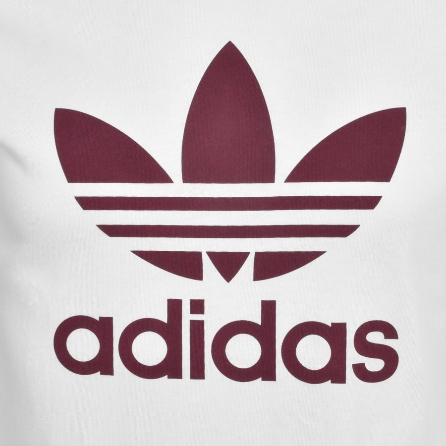 Alternative Image for Productadidas Originals Trefoil T Shirt White3