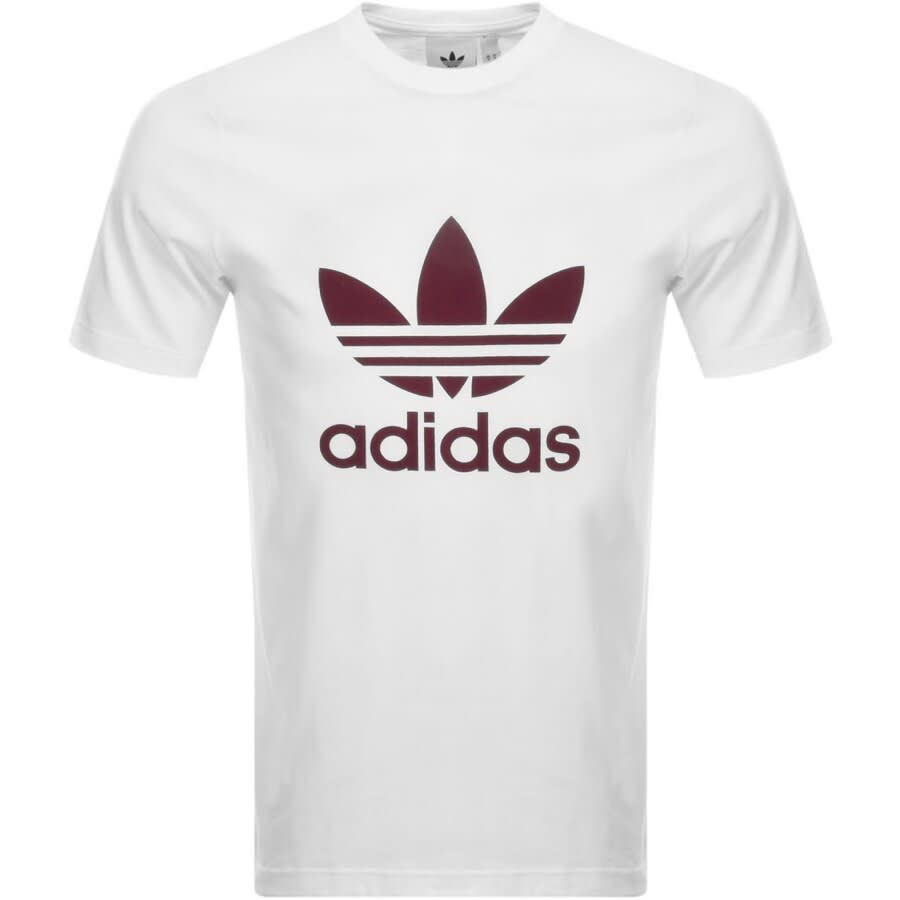Alternative Image for Productadidas Originals Trefoil T Shirt White1
