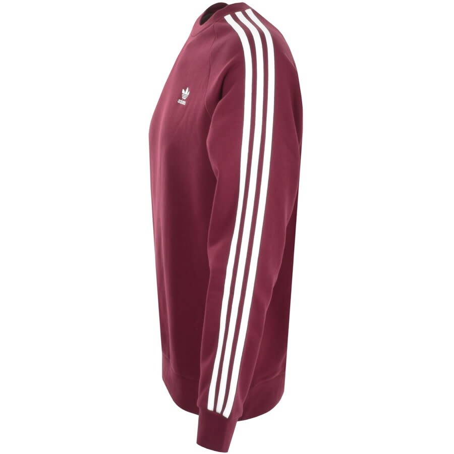 Alternative Image for Productadidas Originals 3 Stripes Sweatshirt Purple3