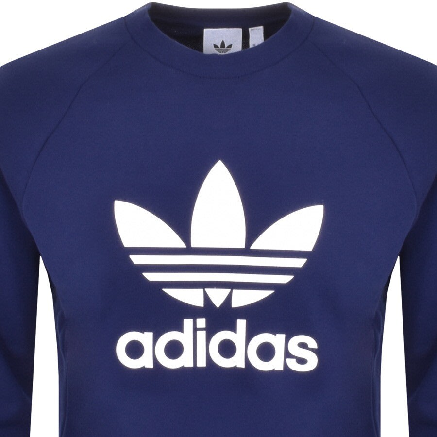 Alternative Image for Productadidas Originals Trefoil Sweatshirt Blue2