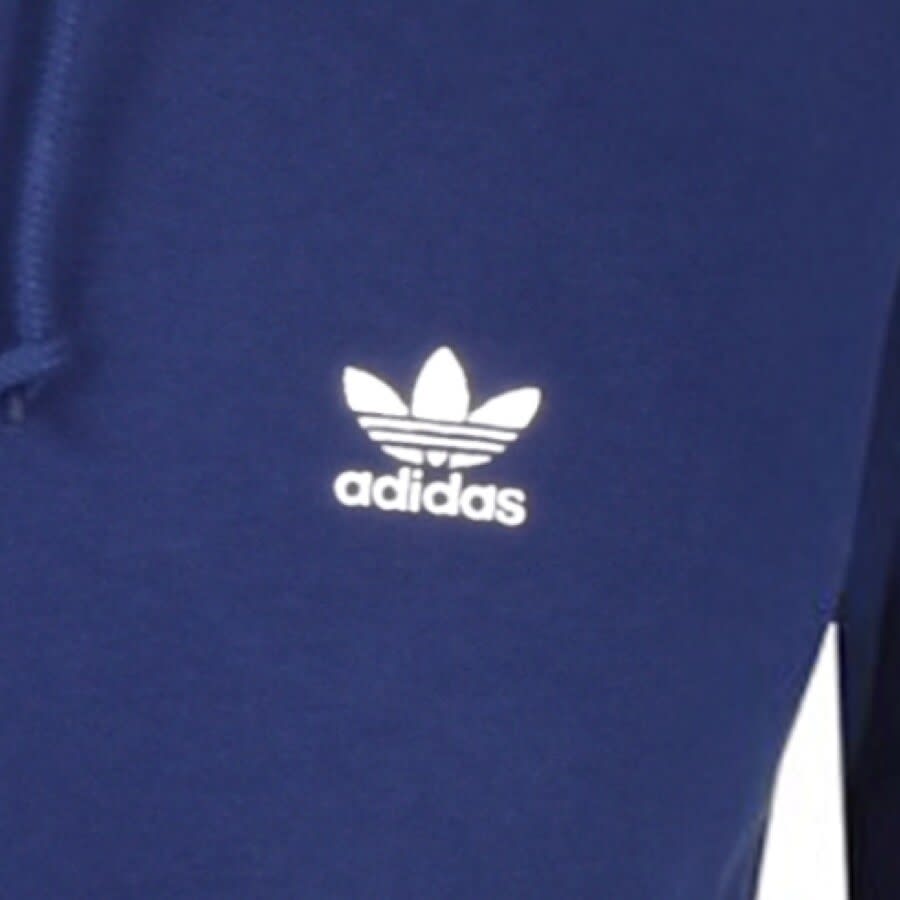 Alternative Image for Productadidas Originals 3 Stripes Hoodie Blue3