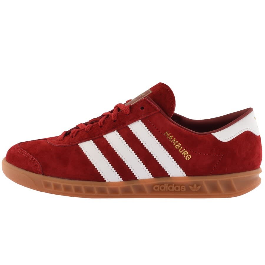 Alternative Image for Productadidas Originals Hamburg Trainers Red1