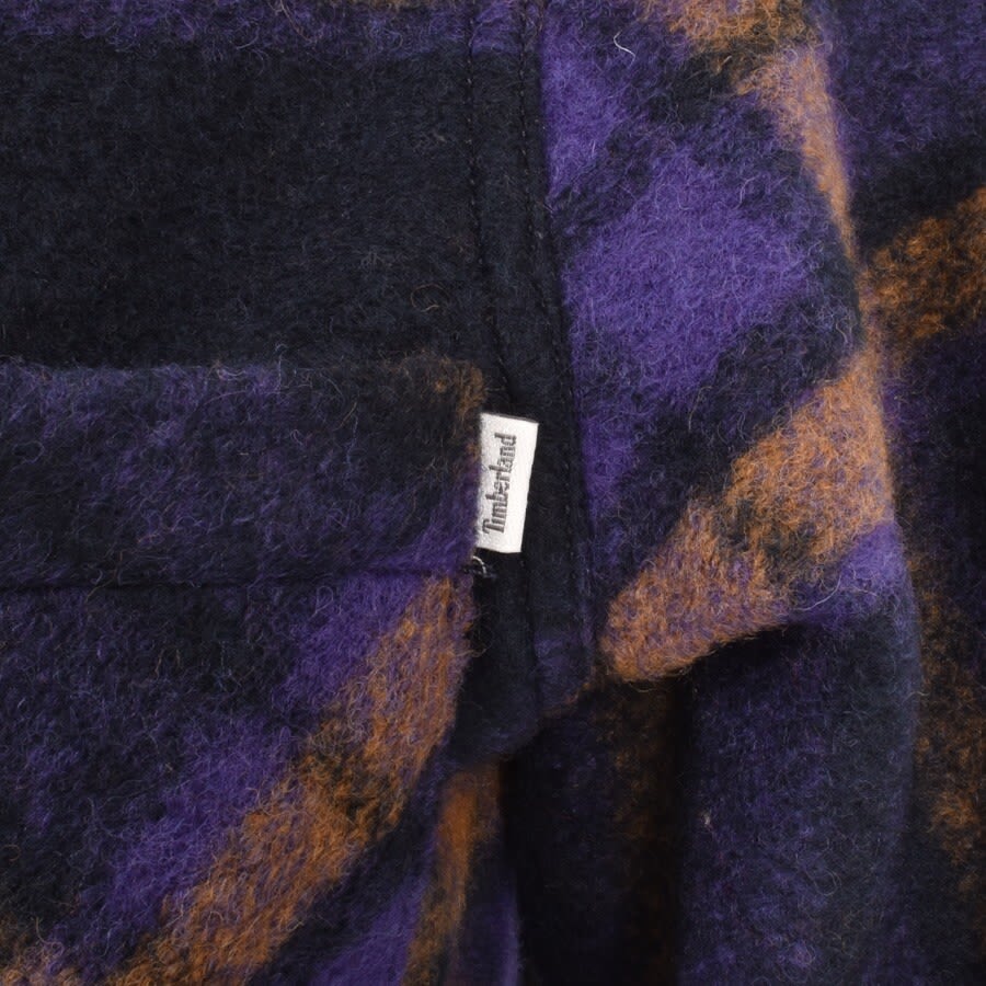 Alternative Image for ProductTimberland Long Sleeve Plaid Overshirt Blue3