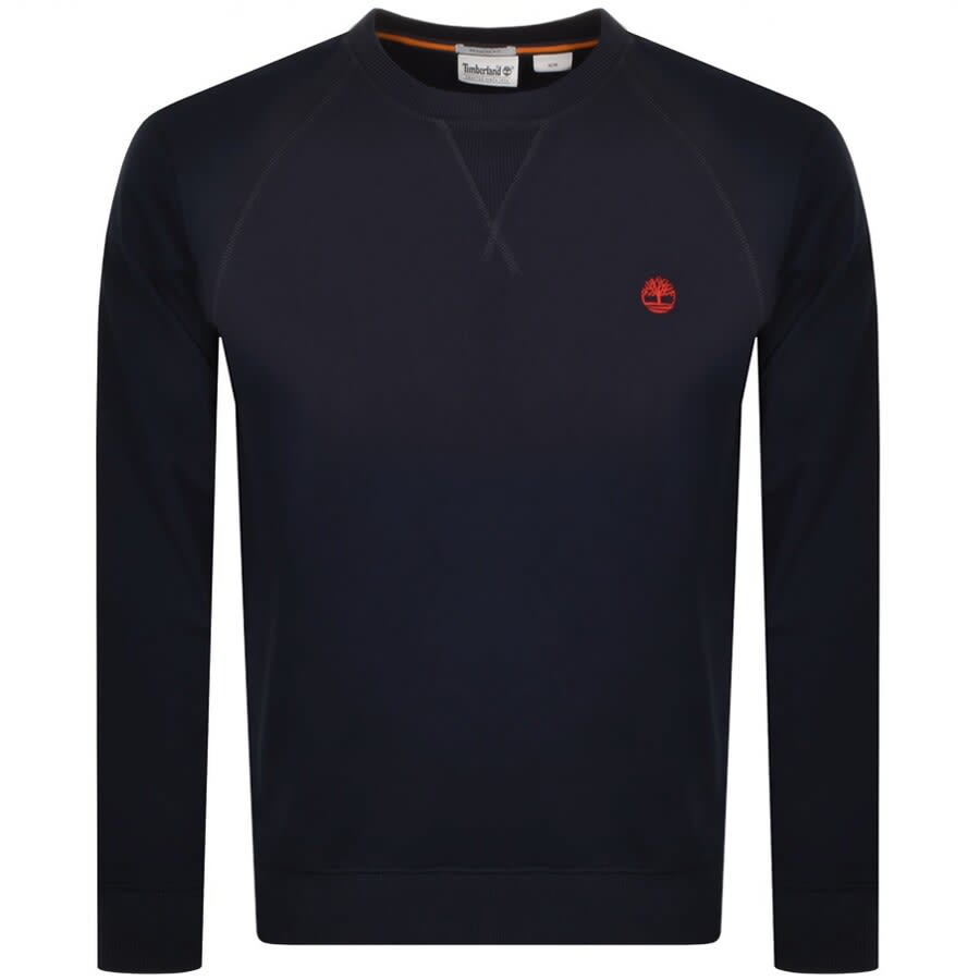 Alternative Image for ProductTimberland Crew Neck Logo Sweatshirt Navy1