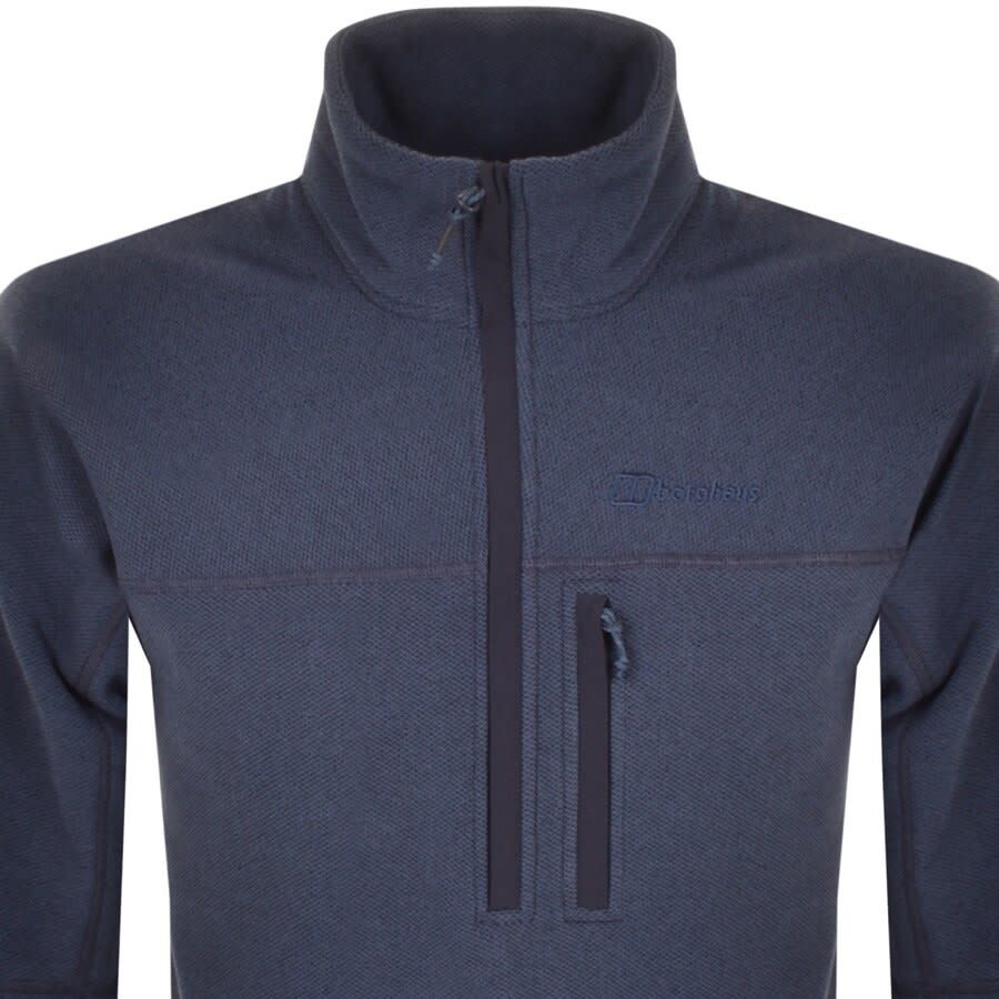 Alternative Image for ProductBerghaus Stainton Half Zip Sweatshirt Blue2