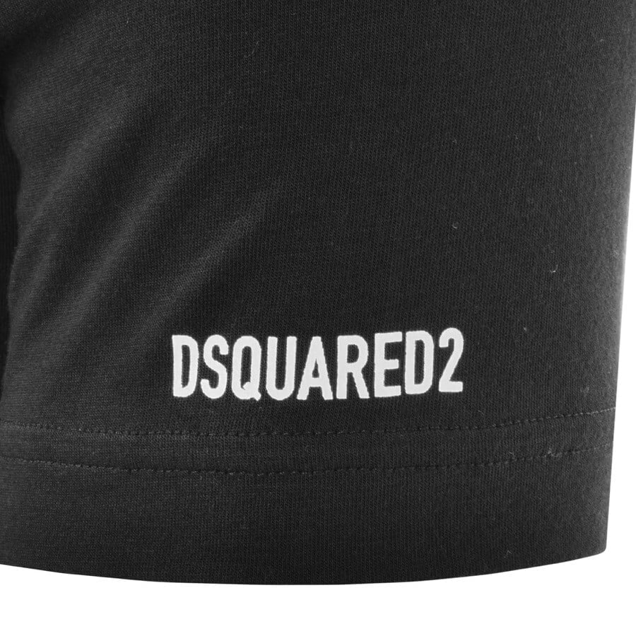 Alternative Image for ProductDSQUARED2 Logo Short Sleeved T Shirt Black3