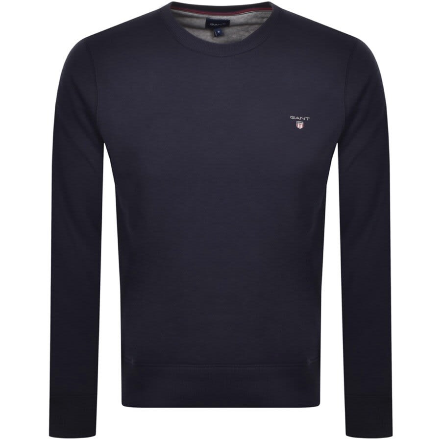 Alternative Image for ProductGant Crew Neck Logo Sweatshirt Navy1