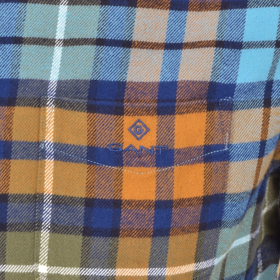 Alternative Image for ProductGant Flannel Check Shirt Blue3