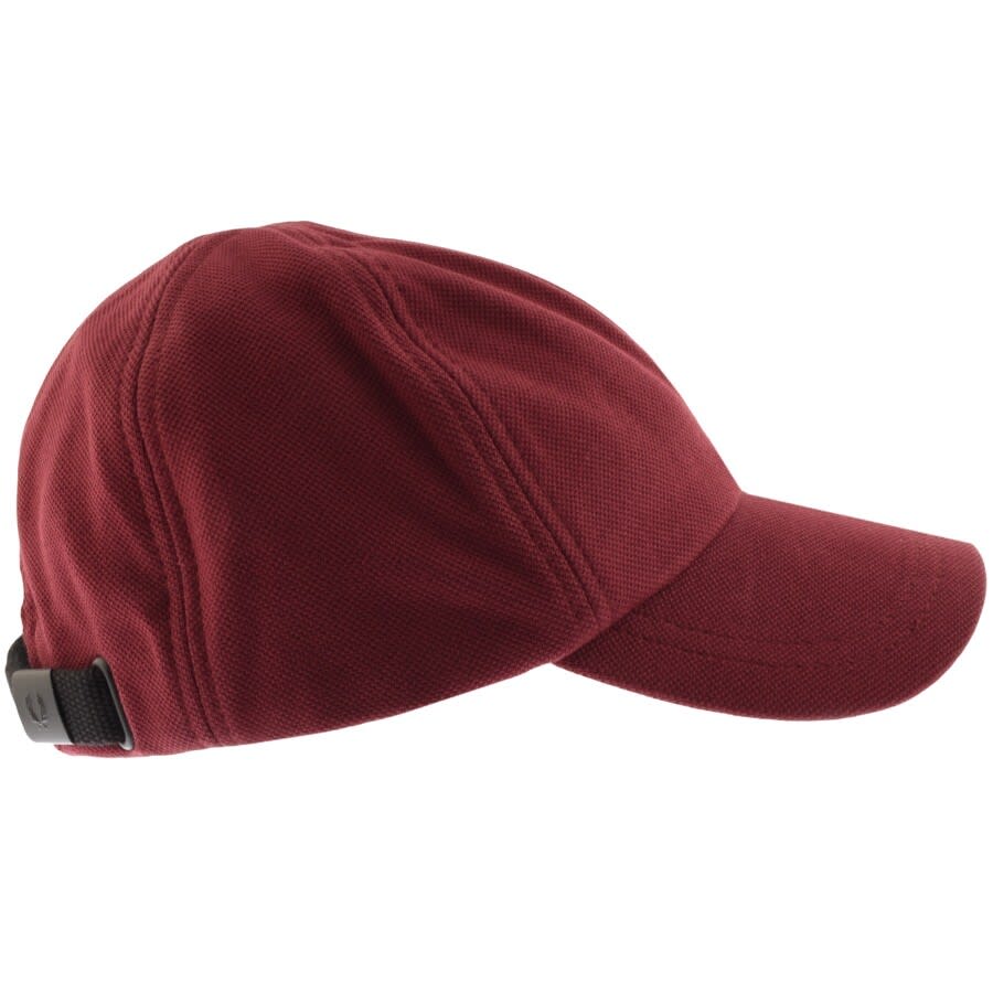 Alternative Image for ProductFred Perry Pique Classic Cap Burgandy2