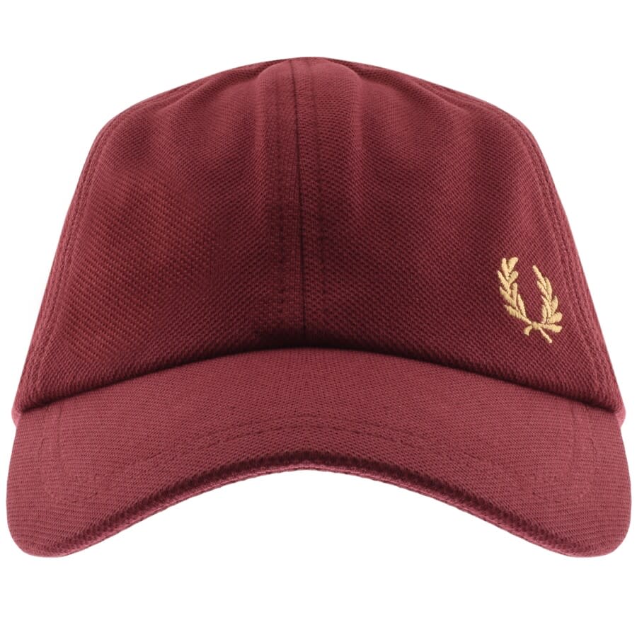 Alternative Image for ProductFred Perry Pique Classic Cap Burgandy1