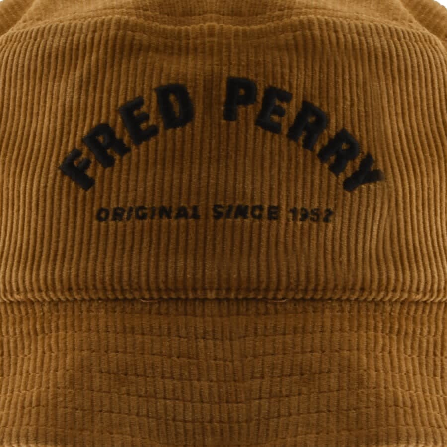 Alternative Image for ProductFred Perry Corduroy Bucket Hat Brown3