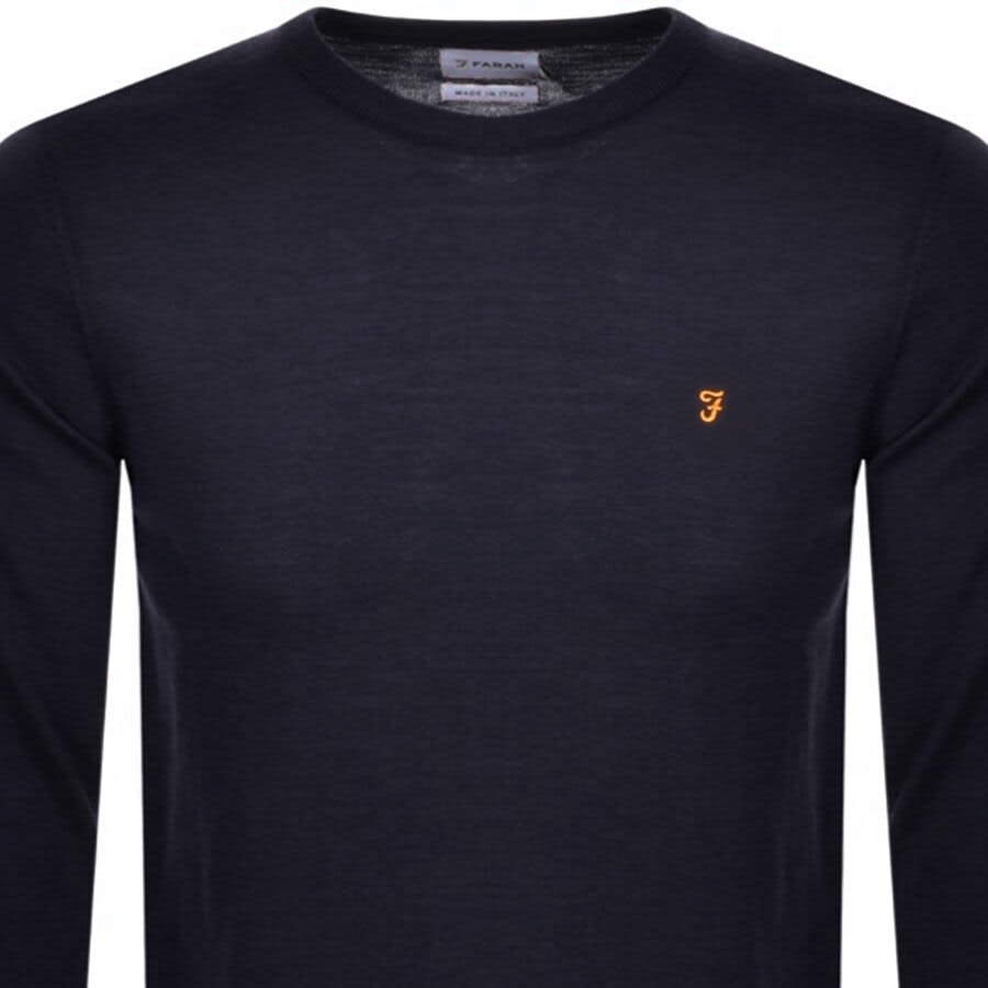 Alternative Image for ProductFarah Vintage Mullen Knit Jumper Navy2