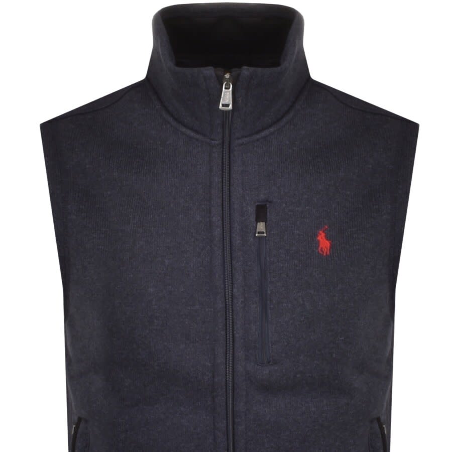 Alternative Image for ProductRalph Lauren Full Zip Knit Gilet Navy2