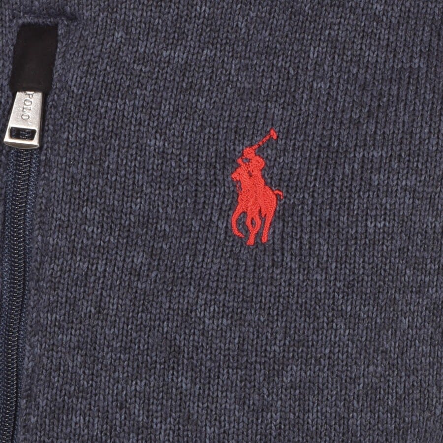 Alternative Image for ProductRalph Lauren Full Zip Knit Gilet Navy3