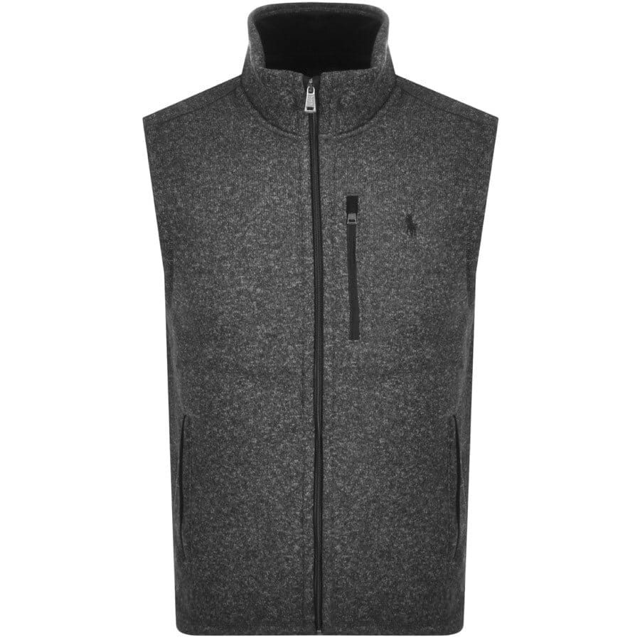 Alternative Image for ProductRalph Lauren Full Zip Knit Gilet Grey1