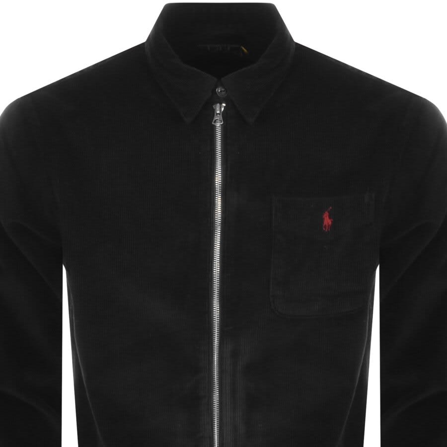 Alternative Image for ProductRalph Lauren Logo Overshirt Black2