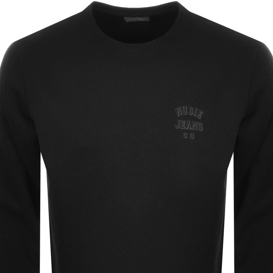 Alternative Image for ProductNudie Jeans Frasse Sweatshirt Black2