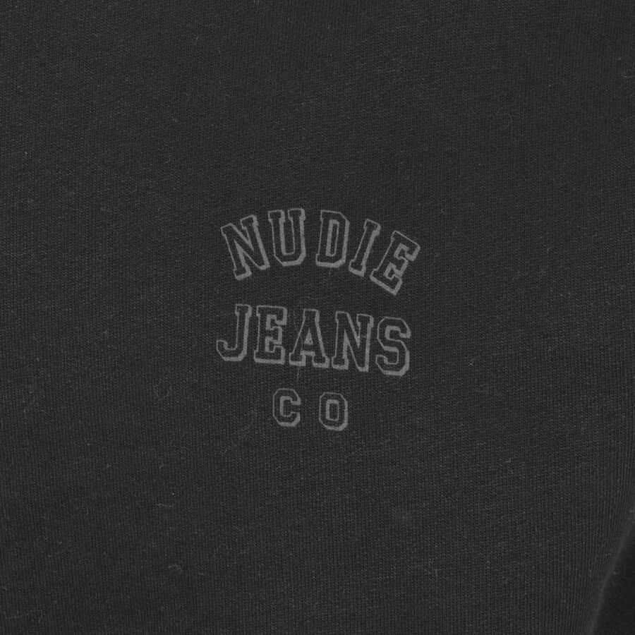 Alternative Image for ProductNudie Jeans Frasse Sweatshirt Black3