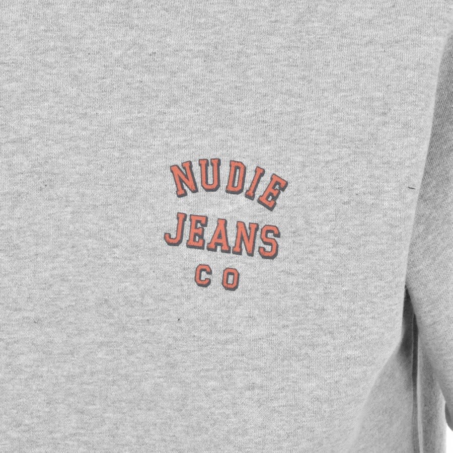 Alternative Image for ProductNudie Jeans Frasse Sweatshirt Grey3