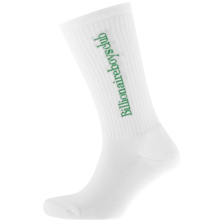 Alternative Image for ProductBillionaire Boys Club Logo Socks White2