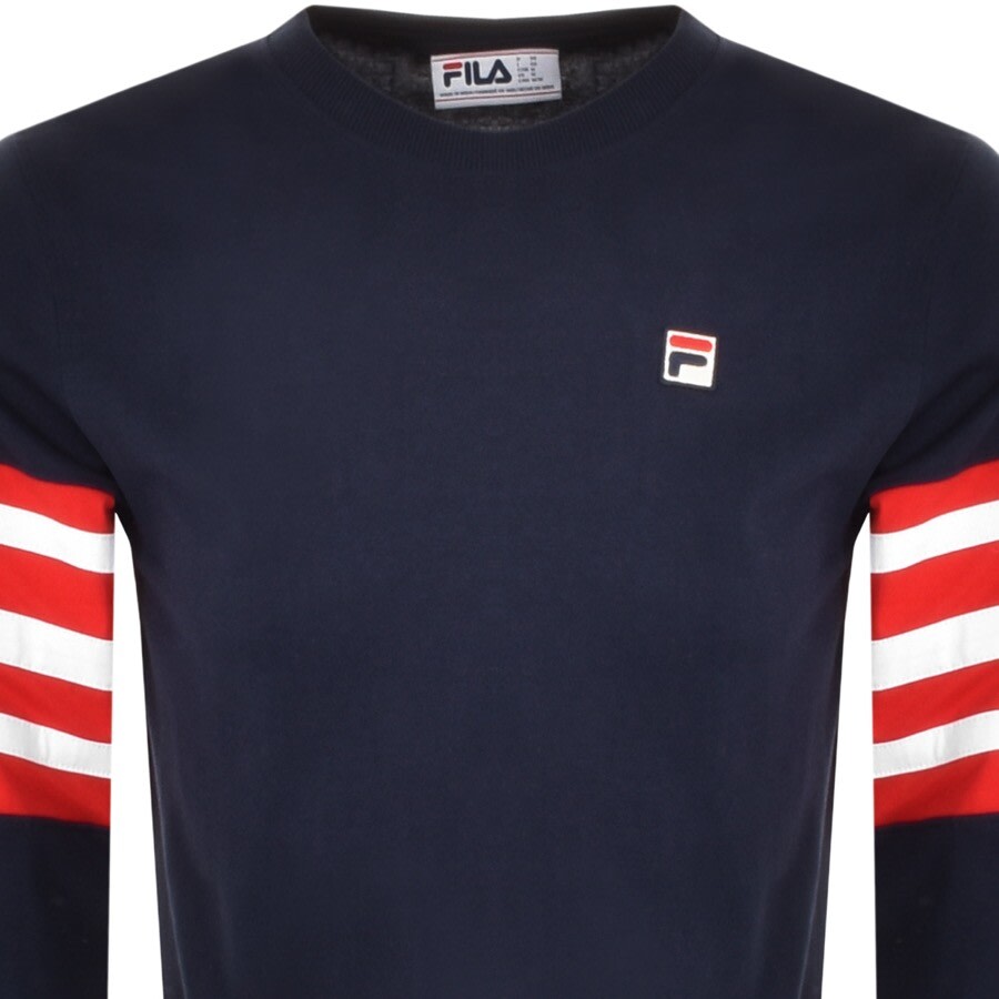 Alternative Image for ProductFila Lang Long Sleeve T Shirt Navy2