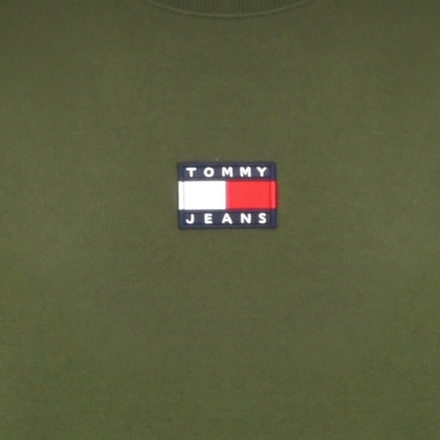 Alternative Image for ProductTommy Jeans Logo Badge Sweatshirt Green3