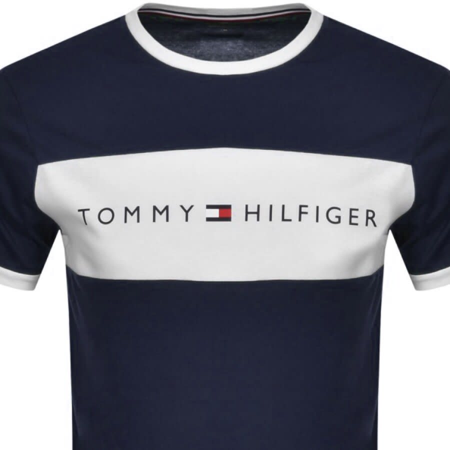 Alternative Image for ProductTommy Hilfiger Lounge Logo Flag T Shirt Navy2