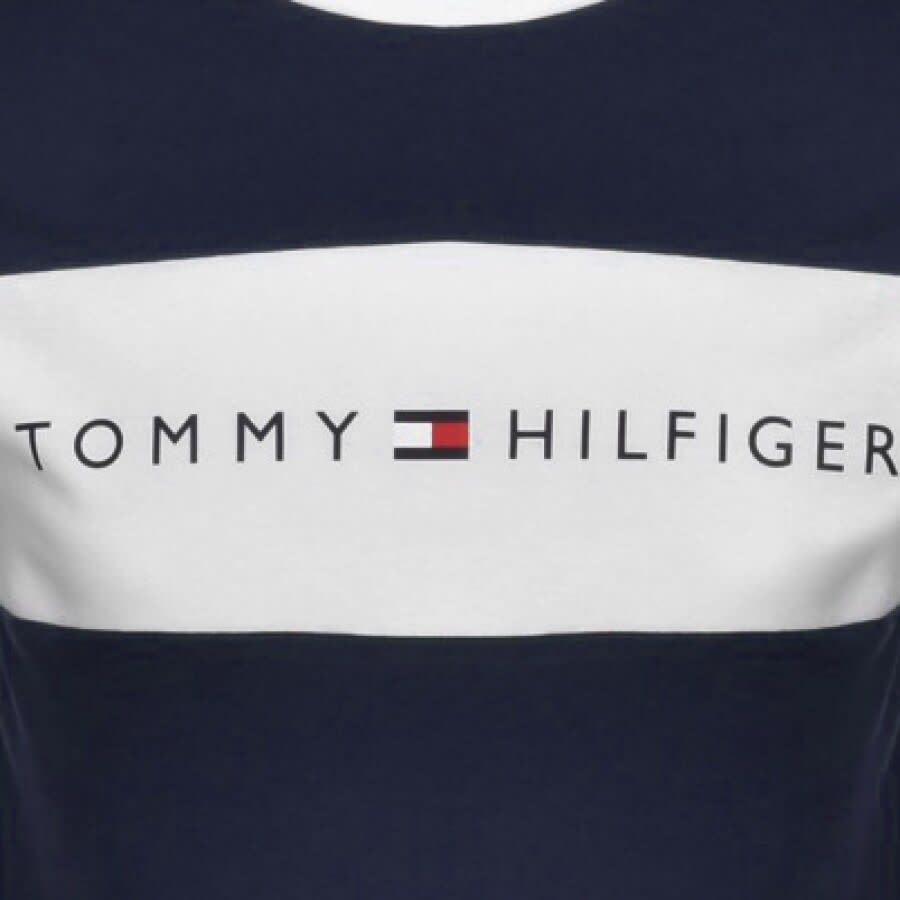 Alternative Image for ProductTommy Hilfiger Lounge Logo Flag T Shirt Navy3