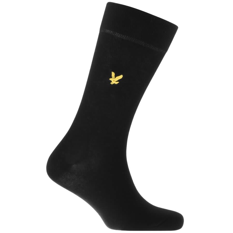 Alternative Image for ProductLyle And Scott Hewie Three Pack Socks Black3